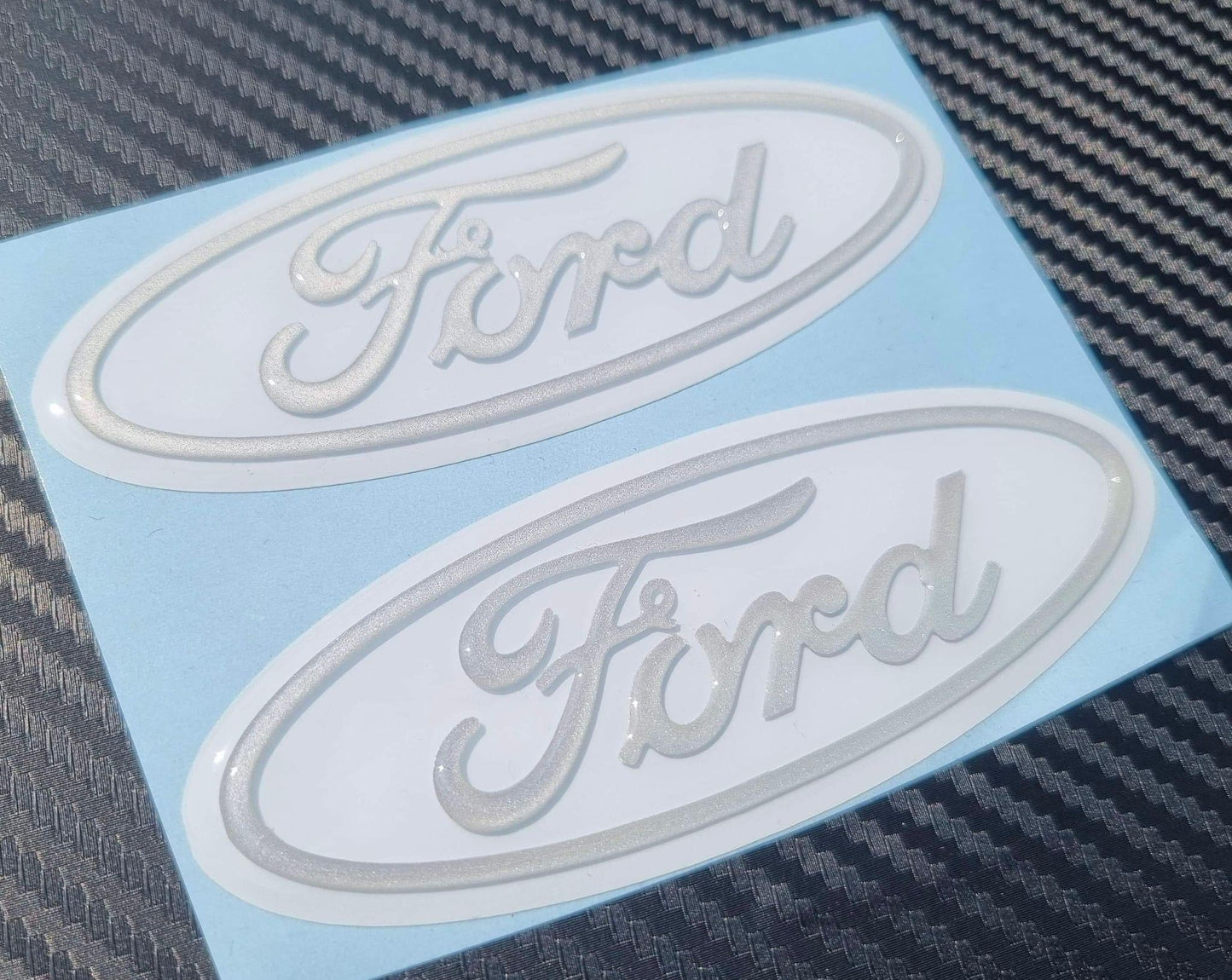 3D Ford TRANSIT Custom Gel Badges (front & back ONLY)